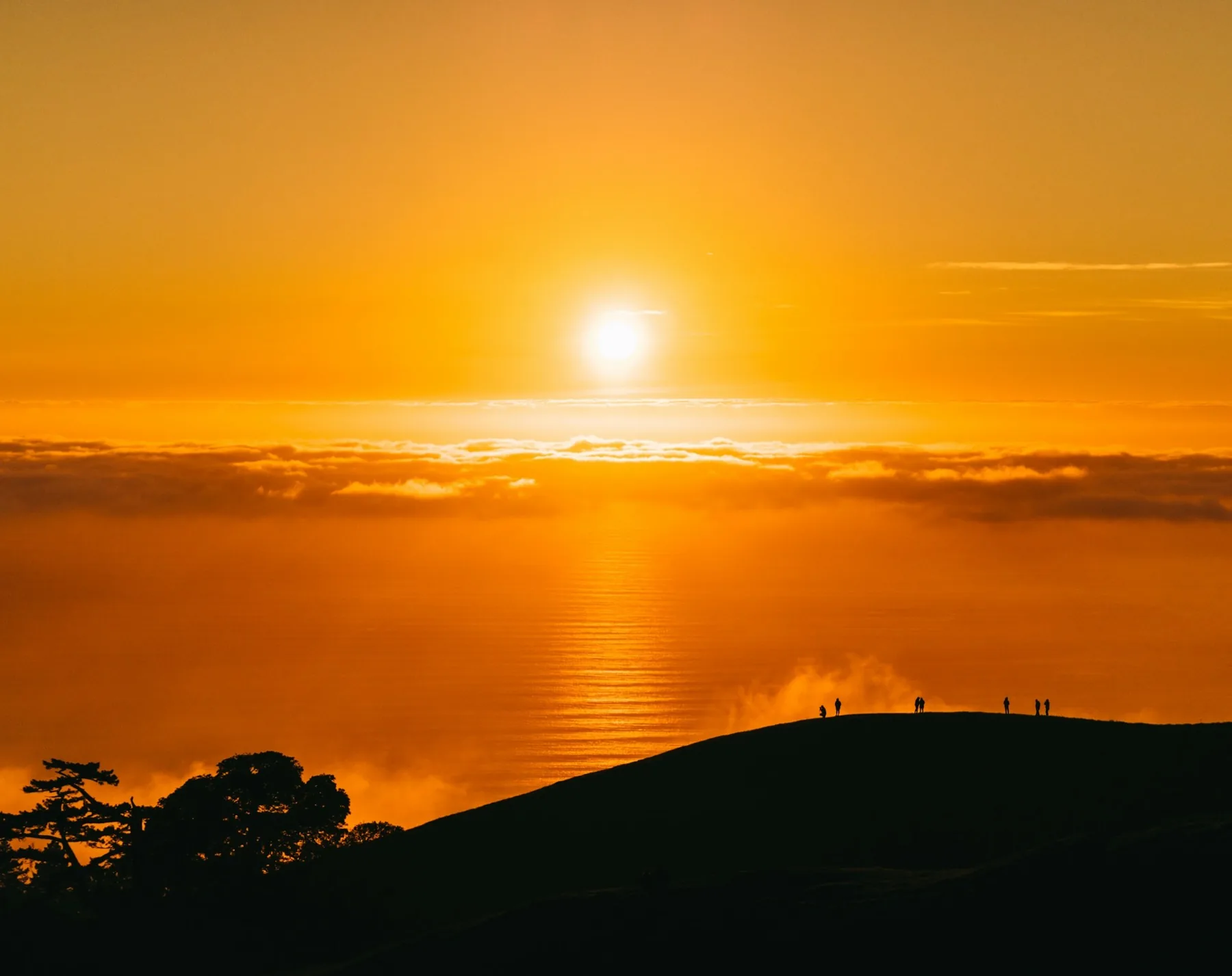 Sunrise over the horizon, a symbol of the future ahead
